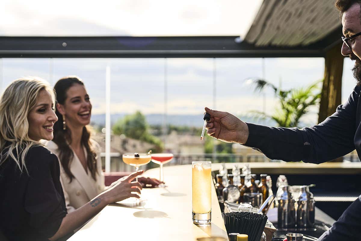 Aperitivo da Aria dell’Executive Spa Hotel di Fiorano Modenese