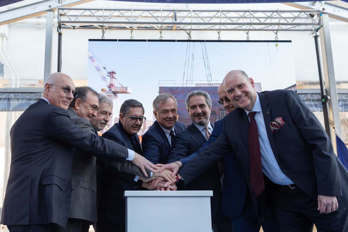 Fincantieri. Cerimonia della moneta per la prima MSC costruita a Genova
