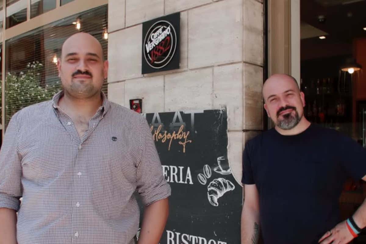 Mirko e Beppe Rella, titolari di Maat American Cafè