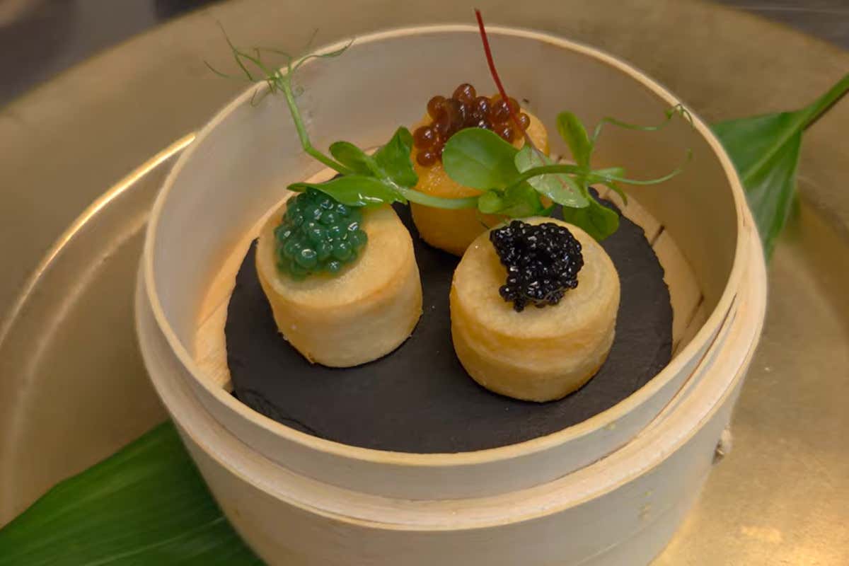 Tè fermentato invecchiato per la terrina ai tre caviali dell’Hotel Metropole di Venezia