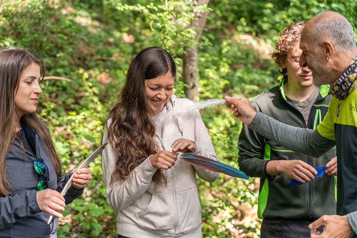 Forest bathing al Trentino Experience Festival