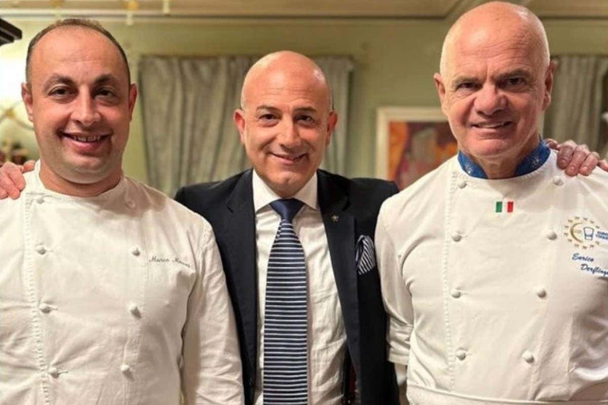 Standing ovation per Enrico Derflingher al ristorante “Oseleta” di Cavaion