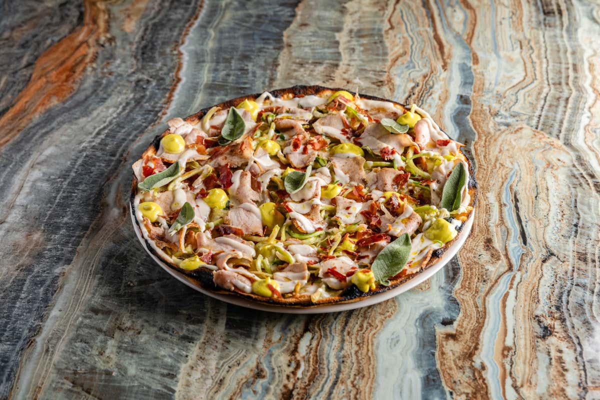 Clementina: la pizza  Saltimbocca alla romana