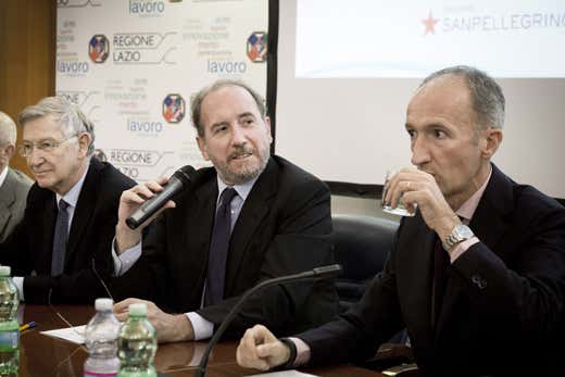 da sinistra: Guido Fabiani, Eugenio Occorsio e Stefani Agosti da sinistra: Guido Fabiani, Eugenio Occorsio e Stefani Agosti