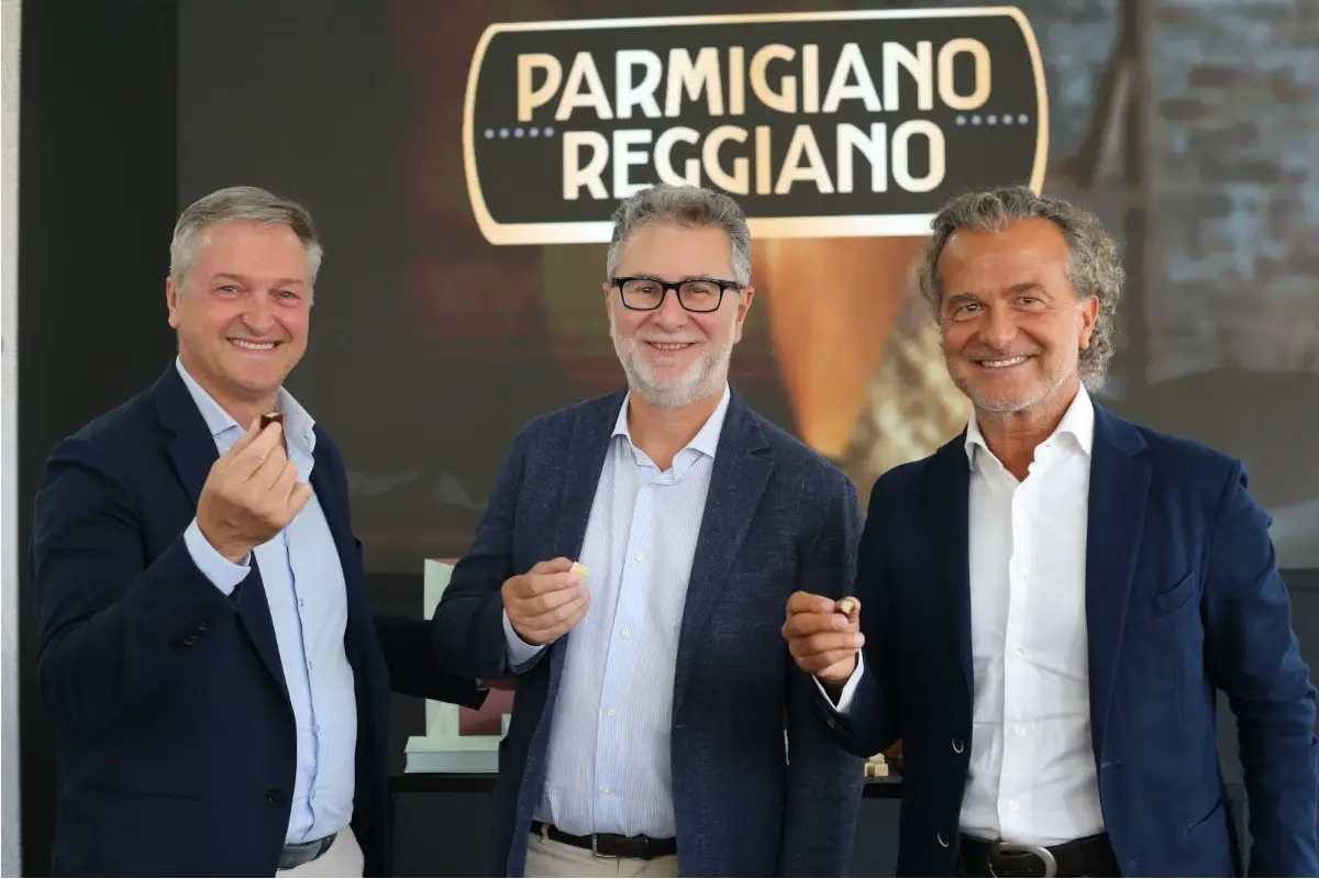 Da sinistra Davide Petrini, Fabio Fazio e Carlo Mangini