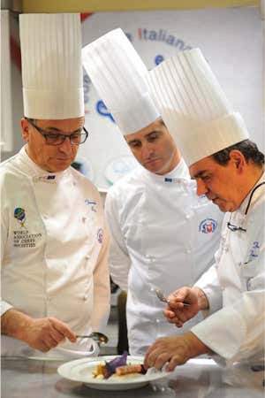 da sinistra: Fernando Bassi (membro del Wacs), Francesco Gotti e Fabio Tacchella 