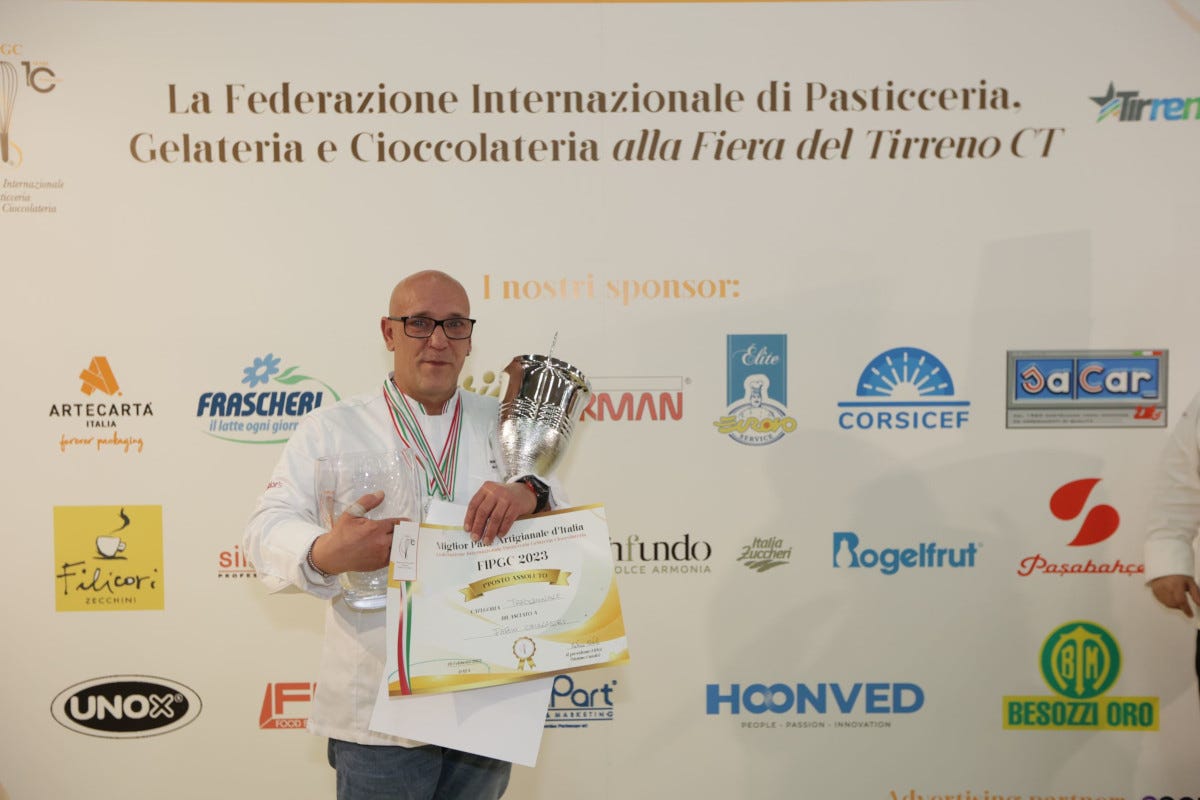 Fabio Chialastri, vincitore per il pane tradizionale Il miglior pane tradizionale è di Fabio Chialastri