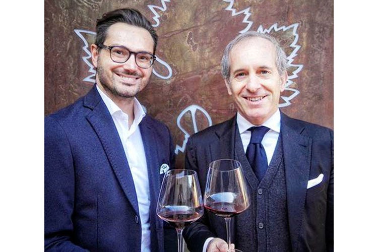 Federico Trost e Luca Stortolani (Famiglia Cecchi, 125 anni di attività e partnership con tenuta Poggio Antico)