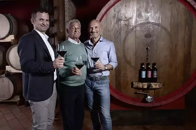 Libero, Orazio e Giuseppe Rillo Enologia semplice, ma importante Fontanavecchia interpreta il Sannio