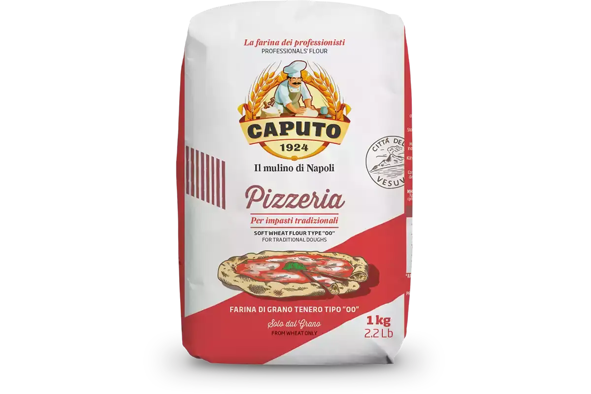 Confezione da 1 kg di farina Pizzeria di Mulino Caputo La &ldquo;Miglior farina&rdquo;. Per Altroconsumo &egrave; quella di Mulino Caputo
