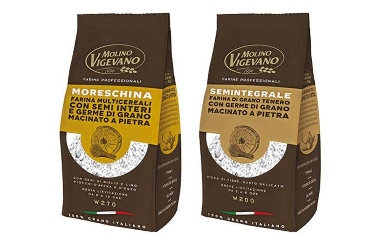 (Farine Moreschina e Semintegrale Molino Vigevano coniuga gusto e salute)
