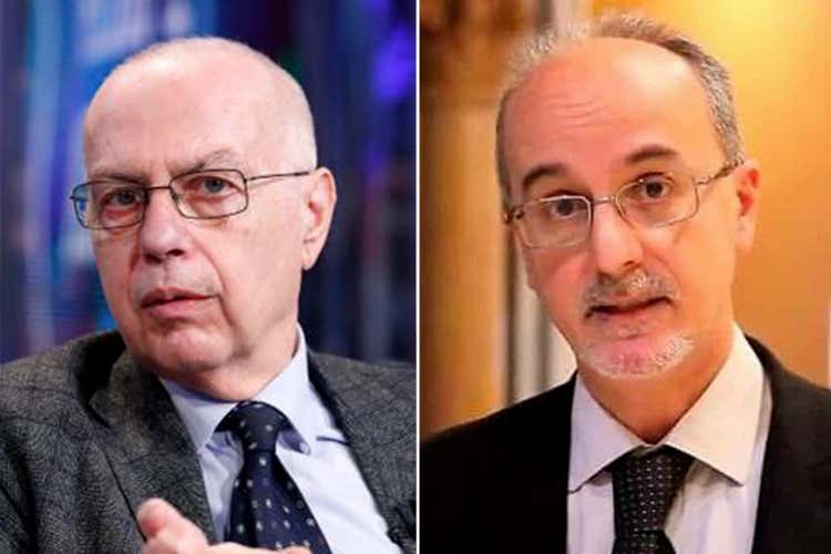 Gianni Rezza e Pier Luigi Lopalco - Fase 2, il ruolo della responsabilità Rezza (Iss): «Molto preoccupato» Gianni Rezza e Pier Luigi Lopalco - Fase 2, il ruolo della responsabilità Rezza (Iss): «Molto preoccupato»