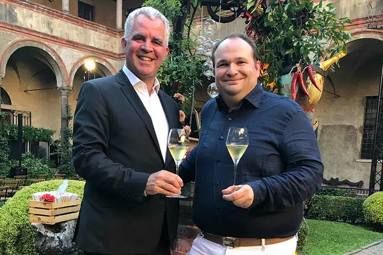 Federico Dotto con Olivier Krug