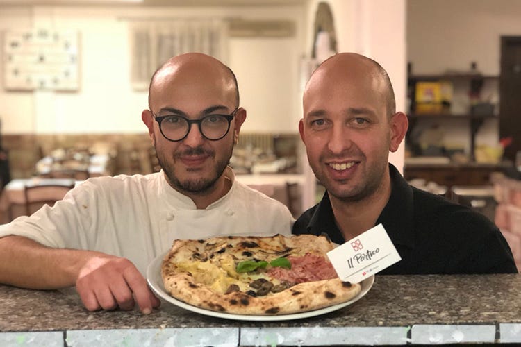 Felice Federico e Alessio Bauducco (Felice Federico, pizza campana per conquistare i palati piemontesi)