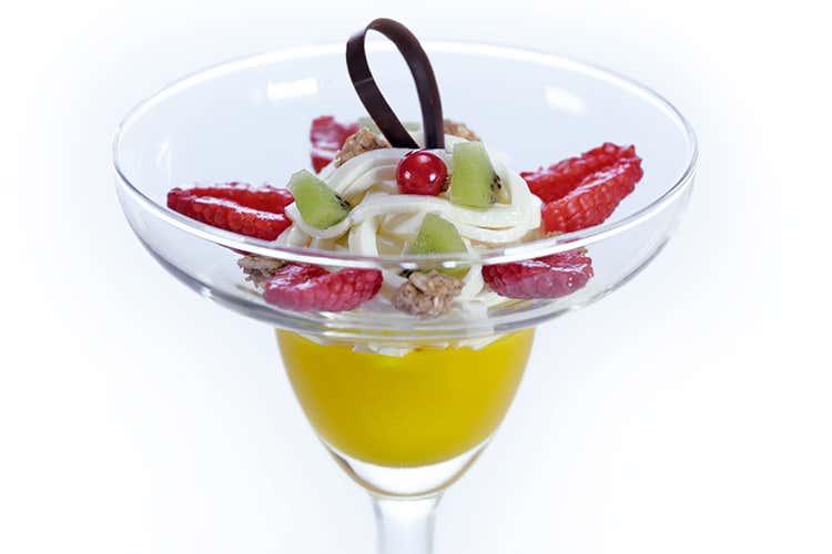 (Fettuccine di crema di latte e zenzero ai sapori esotici) (Fettuccine di crema di latte e zenzero ai sapori esotici)