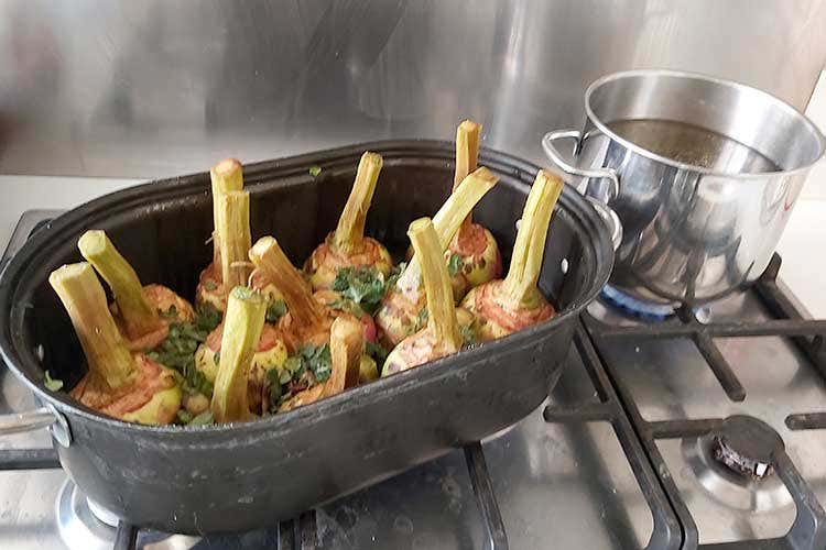 Carciofi alla romana home-made e riso pilaf - Il virus nella vita di tutti i giorni A tu per tu con Filippo Antonelli