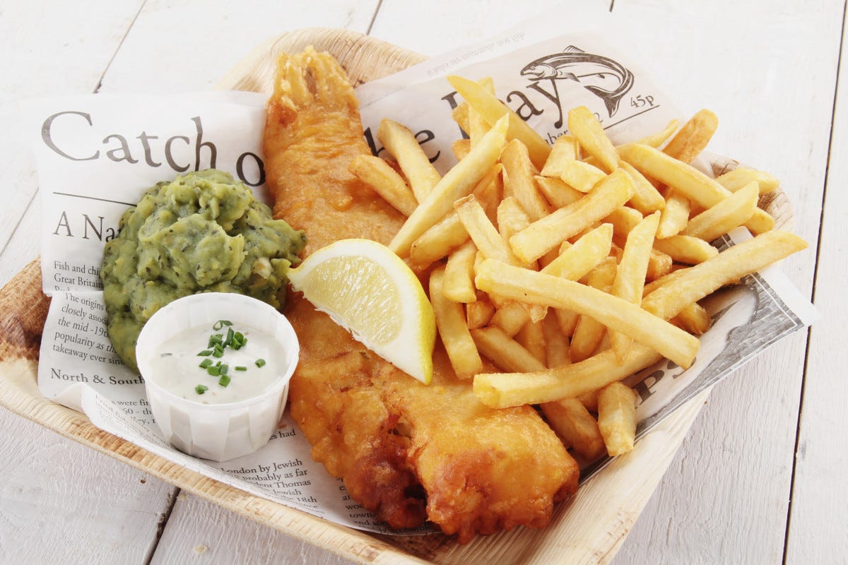 Il fish & chips, il piatto simbolo della tradizione del Regno Unito