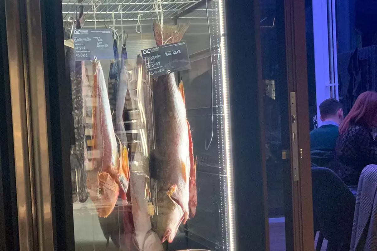 Un particolare del The Fish Butcher Ad Anzio arriva The Fish Butcher, la norcineria di mare