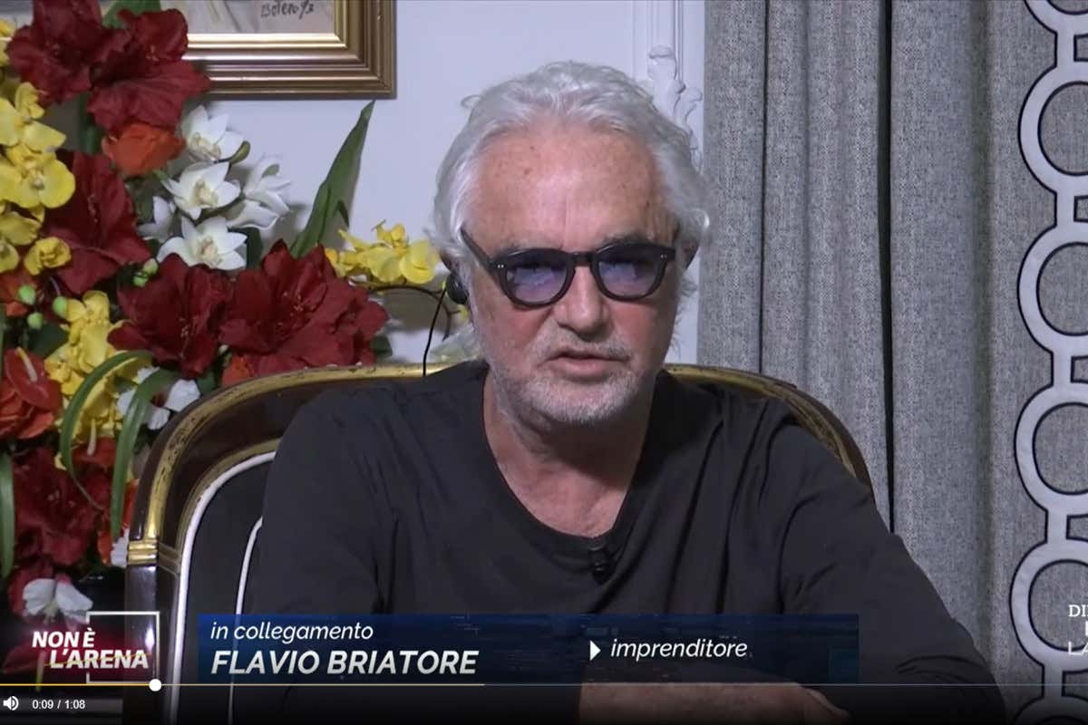 Flavio Briatore, noto imprenditore intervistato in Tv Crisi del turismo: i ristori non piacciono a nessuno. Briatore: «È una tragedia»
