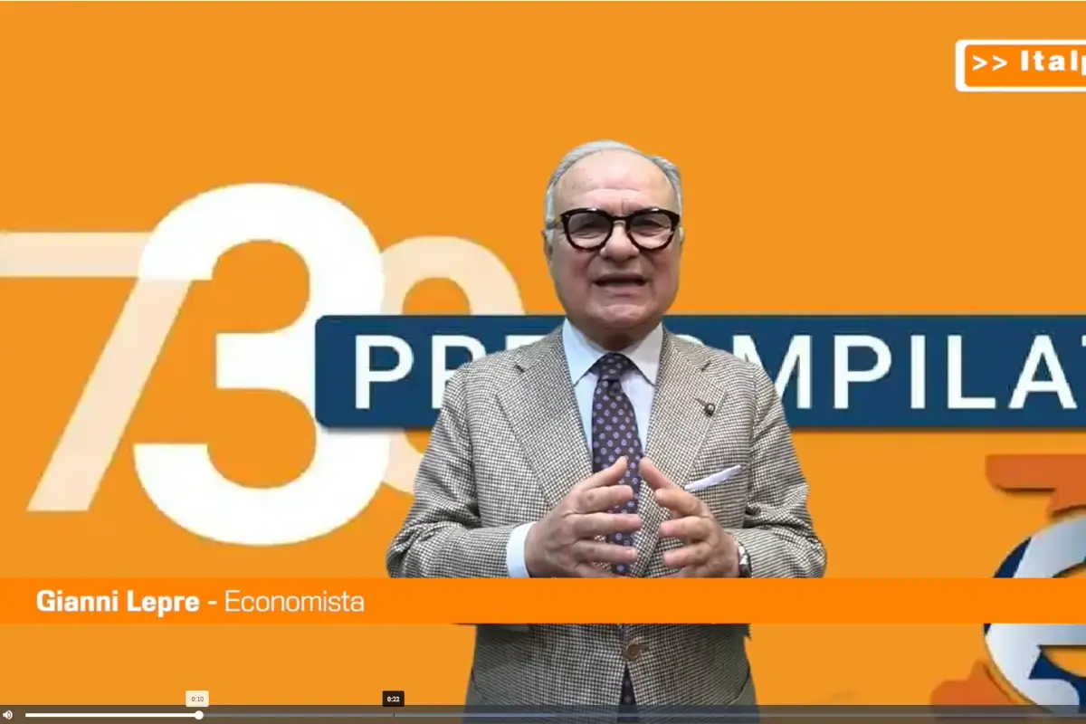 L'economista Gianni Lepre Dal 30 aprile sul sito dell&rsquo;Agenzia delle Entrate il 730 precompilato