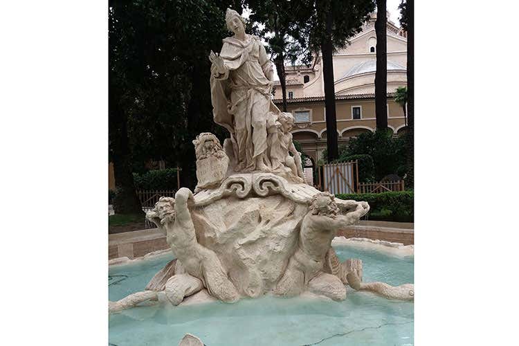 (La fontana Venezia sposa il mare torna grazie al restauro di Rigoni di Asiago)