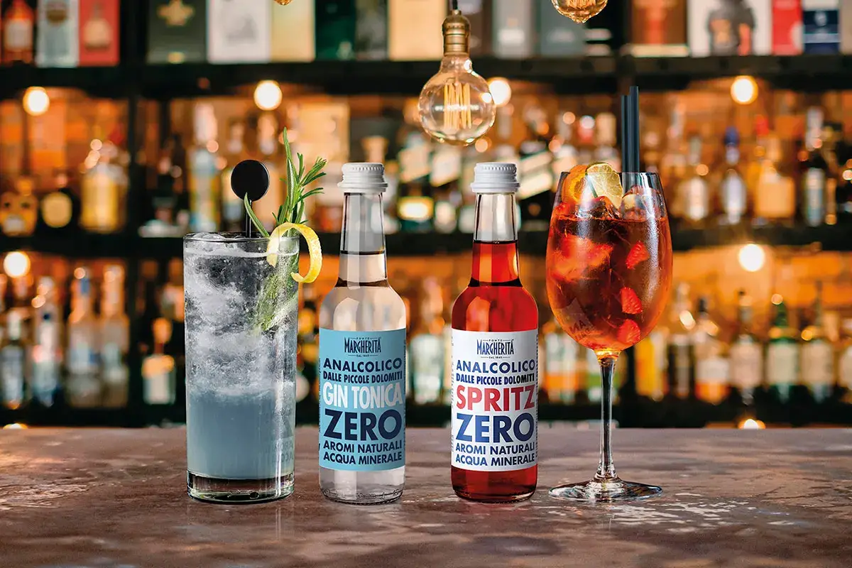 Gin Tonica Zero e Spritz Zero Aperitivi analcolici Fonte Margherita: sostenibilit&agrave; e socialit&agrave; responsabile