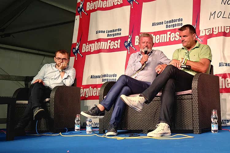 Fabio Rolfi, Alberto Lupini e Gian Marco Centinaio (Food e turismo, quali prospettive? Istituzioni a tu per tu con Italia a Tavola)