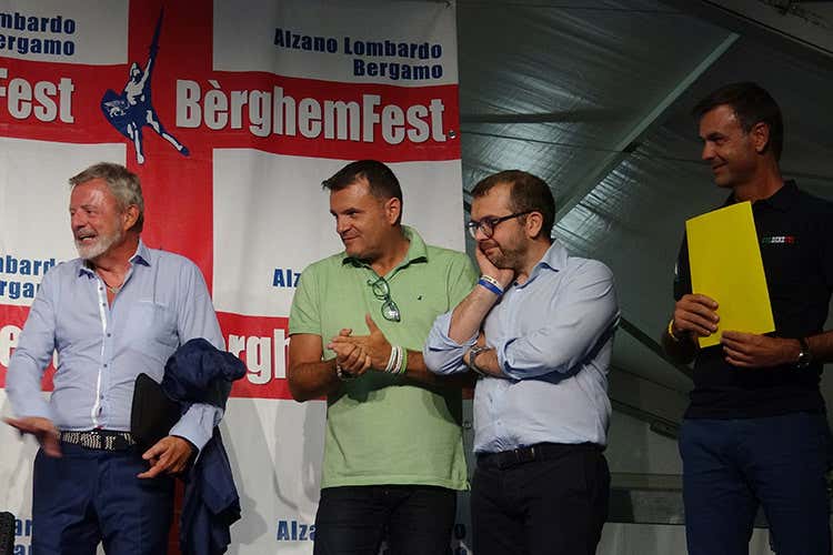 Alberto Lupini, Gian Marco Centinaio, Fabio Rolfi ed Ettore Prandini (Food e turismo, quali prospettive? Istituzioni a tu per tu con Italia a Tavola)