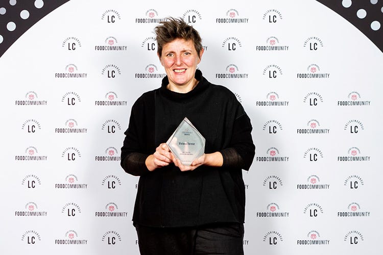 Viviana Varese (Foodcommunity Awards, la Varese premiata come cuoca-imprenditrice)