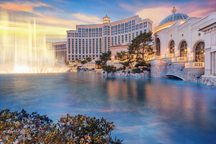 L’hotel di Mgm International a Las Vegas, vincitore di molti Five Star awards (Forbes Travel Guide, è record 107 nuovi riconoscimenti nel 2020)