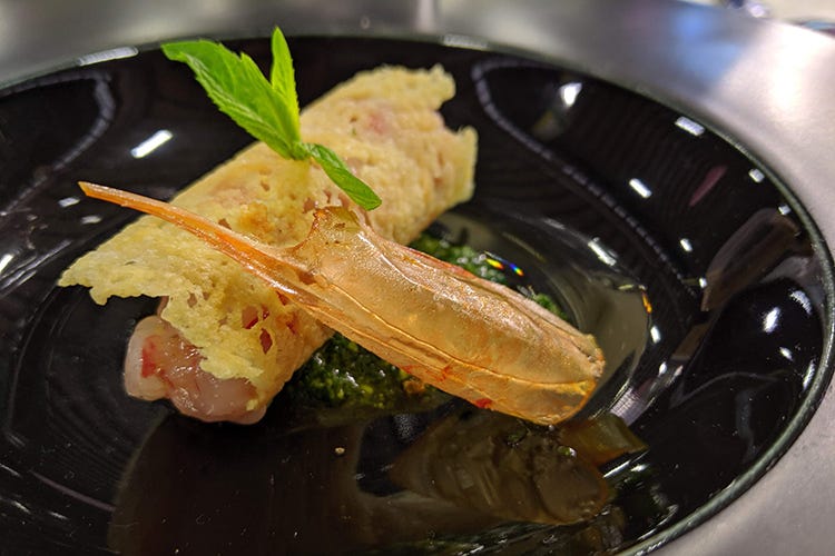 Il terzo piatto, quello del ristorante Ponte di Briolo (Formaggi d’aMARE Primo premio a Cucina Cereda)