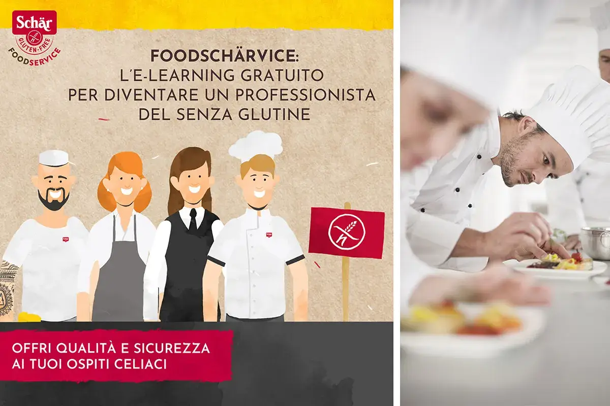 Formazione sulla ristorazione senza glutine, Sch&auml;r Foodservice in prima linea