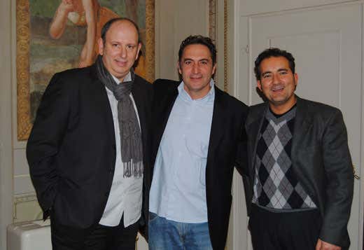 da sinistra: Franco Mariani, Luca Cai e Claudio Vincenzo da sinistra: Franco Mariani, Luca Cai e Claudio Vincenzo