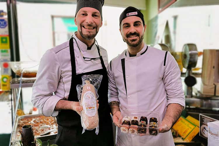 Franco ed Edoardo Tolasi - Sushi d'oca, a Mortara tradizione e innovazione si fondono in gastronomia