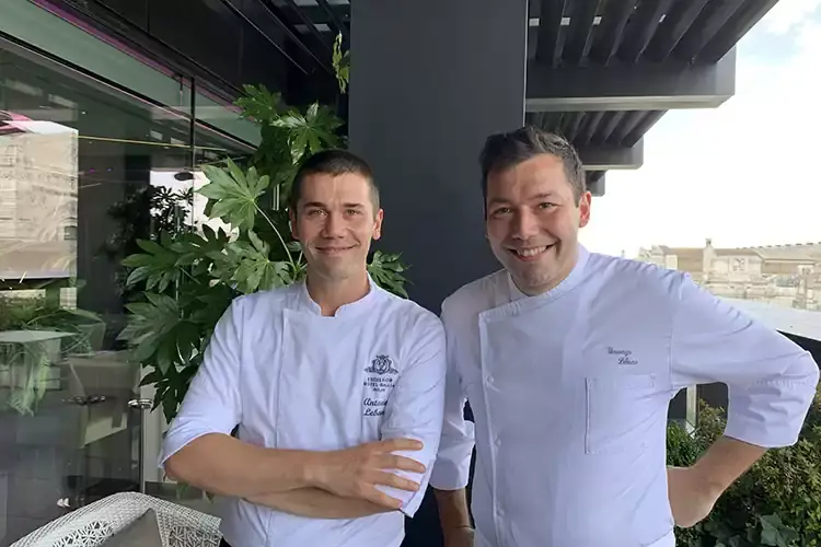 Antonio e Vincenzo Lebano Terrazza Gallia inaugura l&rsquo;estate Il menu dedicato dei fratelli Lebano