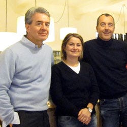 Arianna Mattiuzzo con Fabio e Walter Rossi