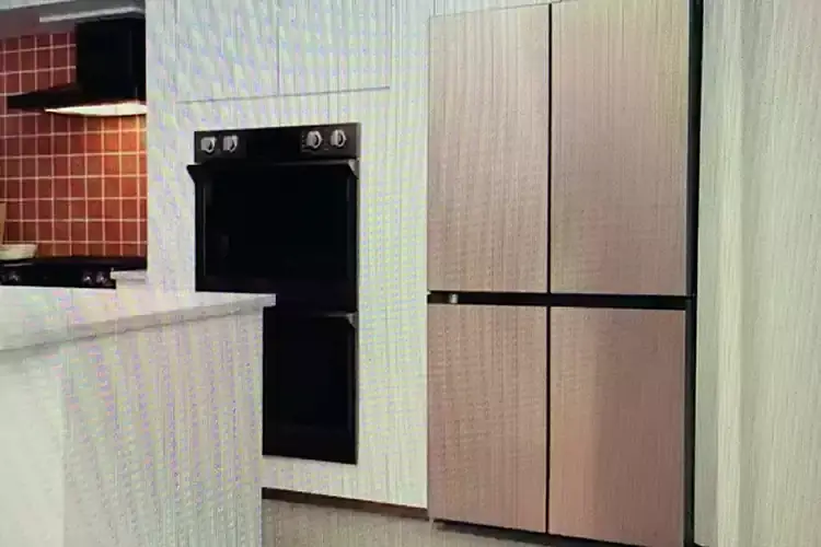 Un modello di frigorifero modulare Bespoke La Casa Bespoke di Samsung&nbsp; Gli elettrodomestici sono lifestyle