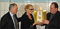  Da sinistra: Roberto Castagner,Virna Lisi, Bernardo Piazza 