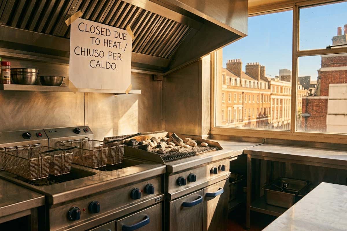 Il caldo entra in cucina: a Londra si spengono griglie e friggitrici. E l’Italia è pronta?