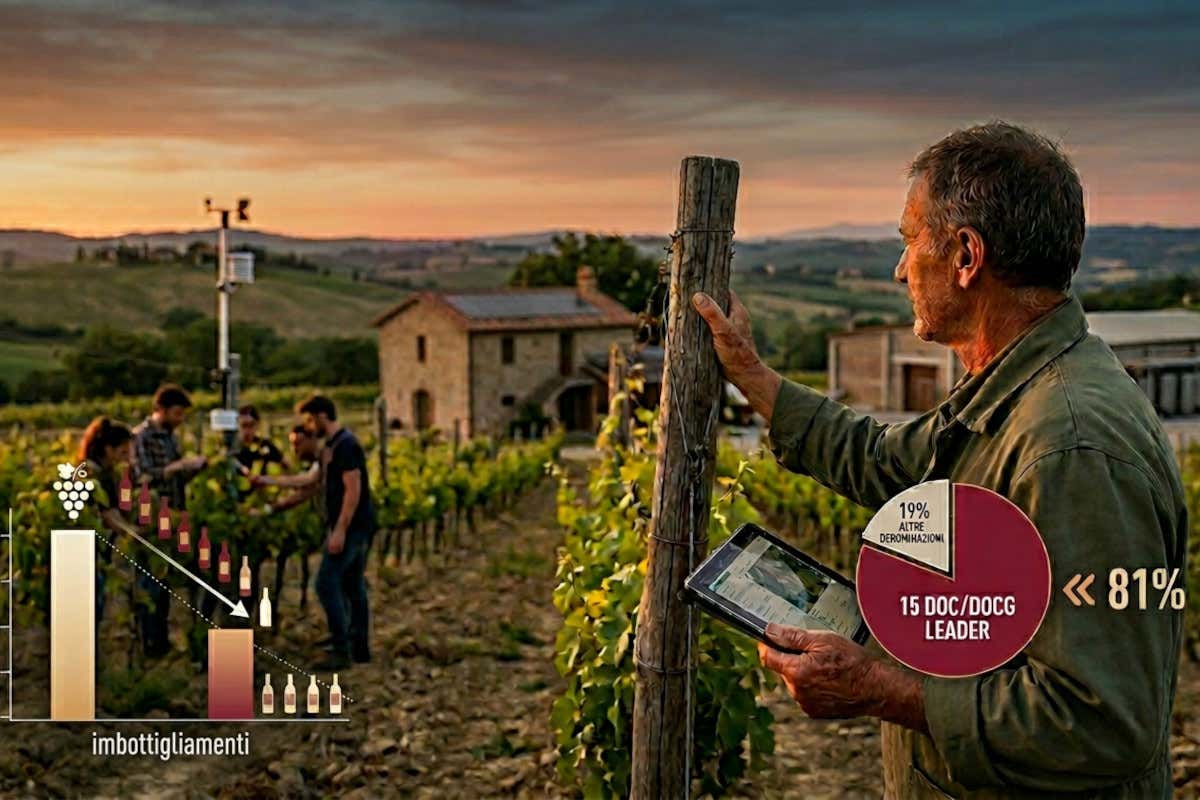 Meno imbottigliamenti e più concentrazione: 15 Doc valgono l’81% del mercato del vino