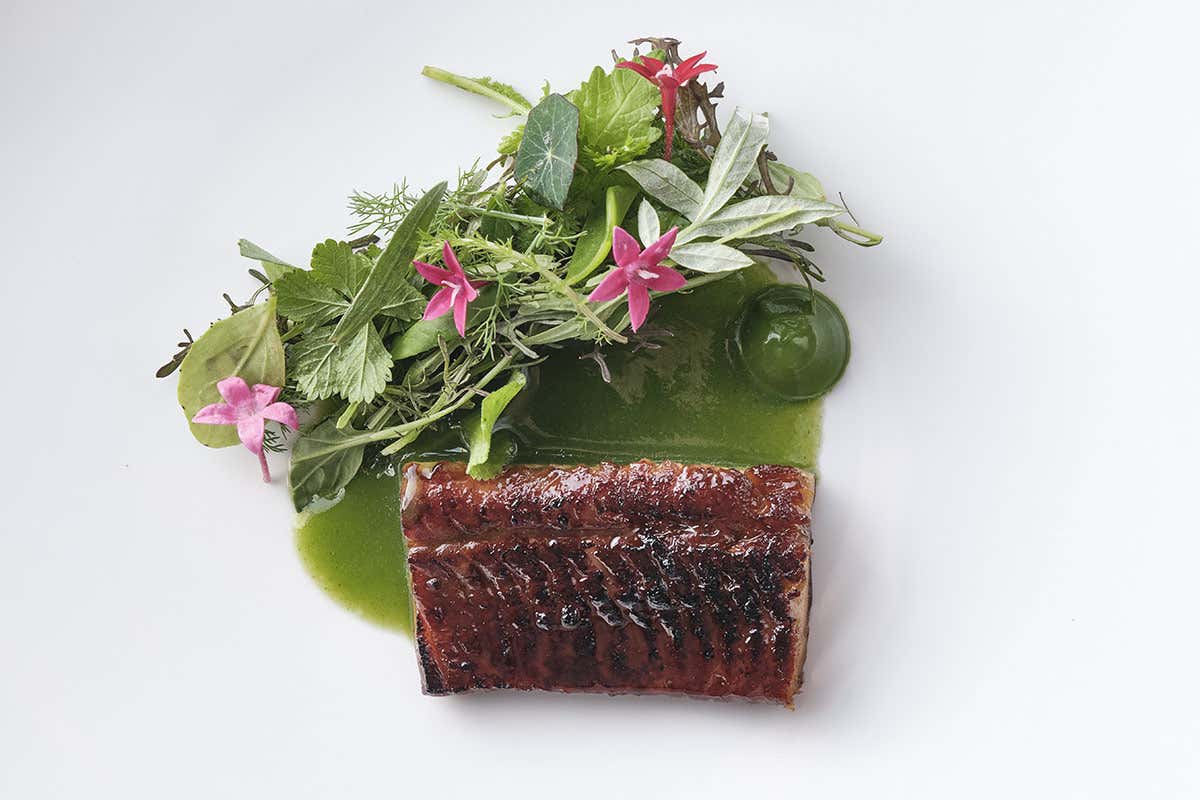 Anguilla al kamado - George Restaurant - Grand Hotel Parker‘s di Napoli