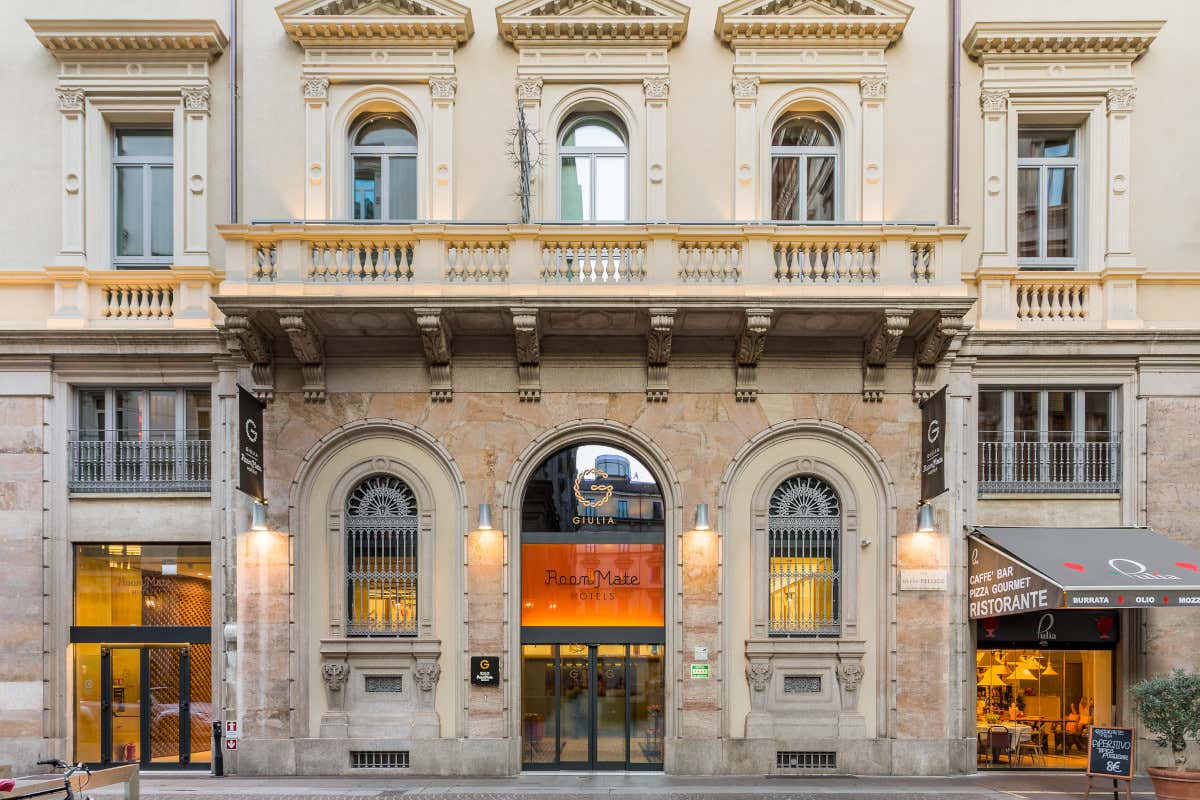 Ogni hotel ha un nome di persona, di un amico: a Milano c‘è Giulia