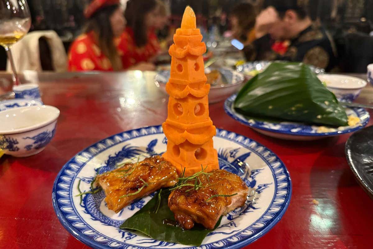 Gà nuong mat ong con là chanh