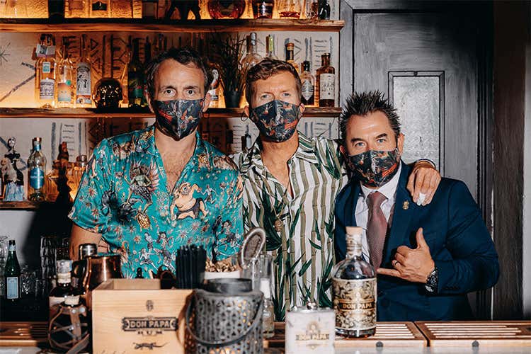 Gabriele Rondani, Patick McAleenan e Walter Gosso - Debutta a Roma il rum Rye Aged Nuova limited edition di Don Papa Gabriele Rondani, Patick McAleenan e Walter Gosso - Debutta a Roma il rum Rye Aged Nuova limited edition di Don Papa