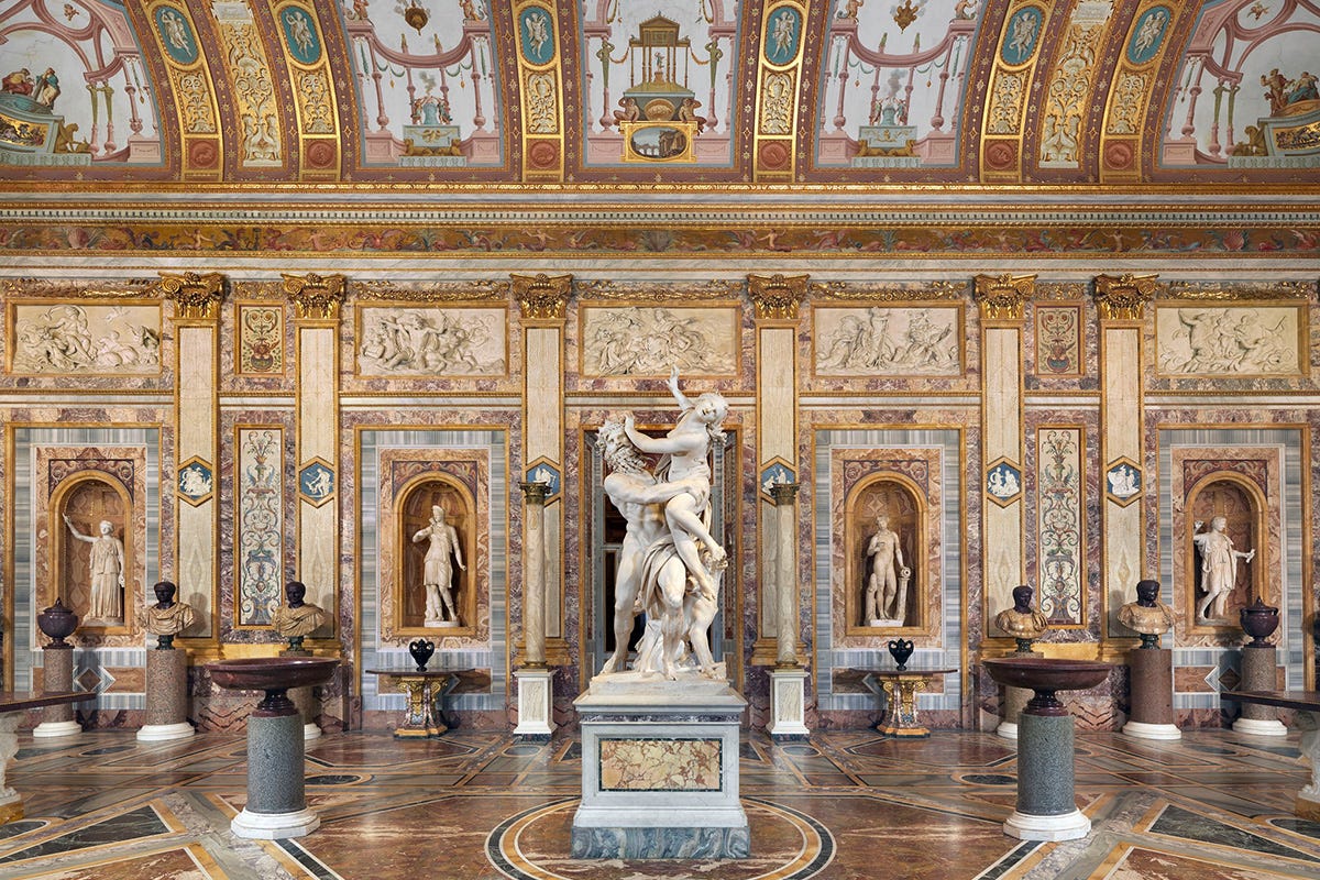 Roma: una sala della Galleria Borghese La Galleria Borghese punta su Molto Ristorante