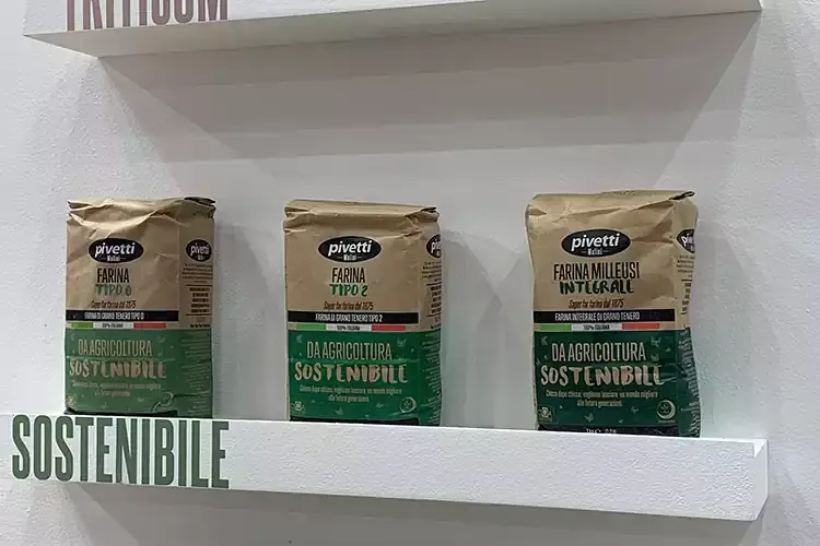 Alcune farina da agricoltura sostenibile di Molini Pivetti La visione strategica di Molini Pivetti
