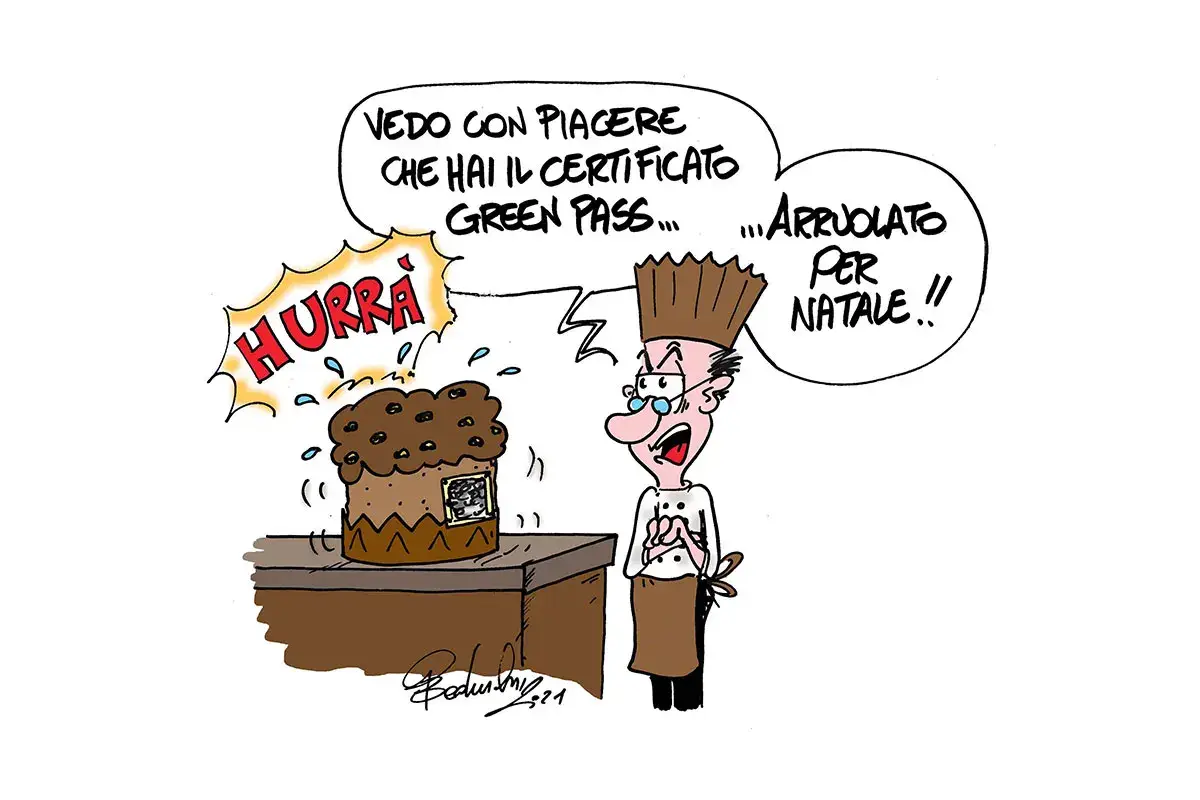 Avere il green pass &egrave; un atto di buon senso, anche in pasticceria