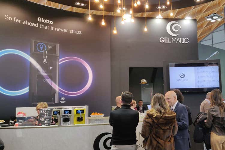 Lo stand a Sigep (Gel Matic, Giotto 11 riduce tempi e costi)