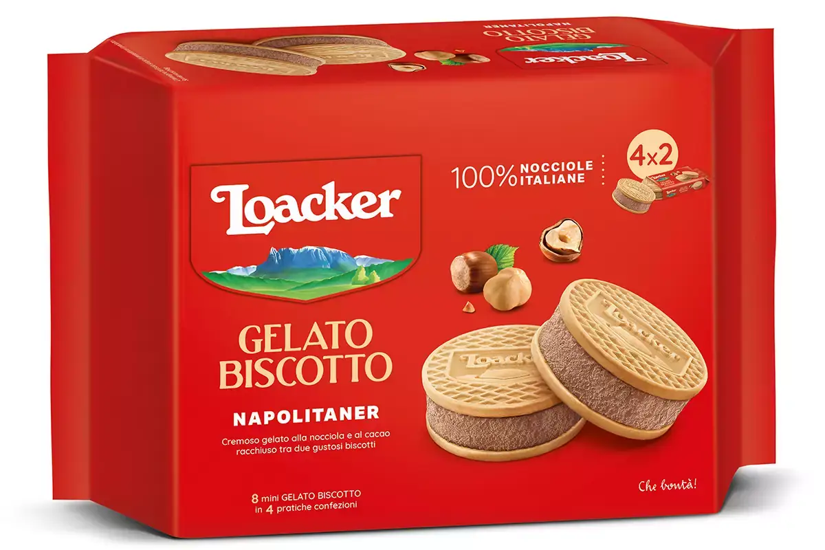 Il Gelato Biscotto Napolitaner Gelati Loacker: biscotti pi&ugrave; Sammontana