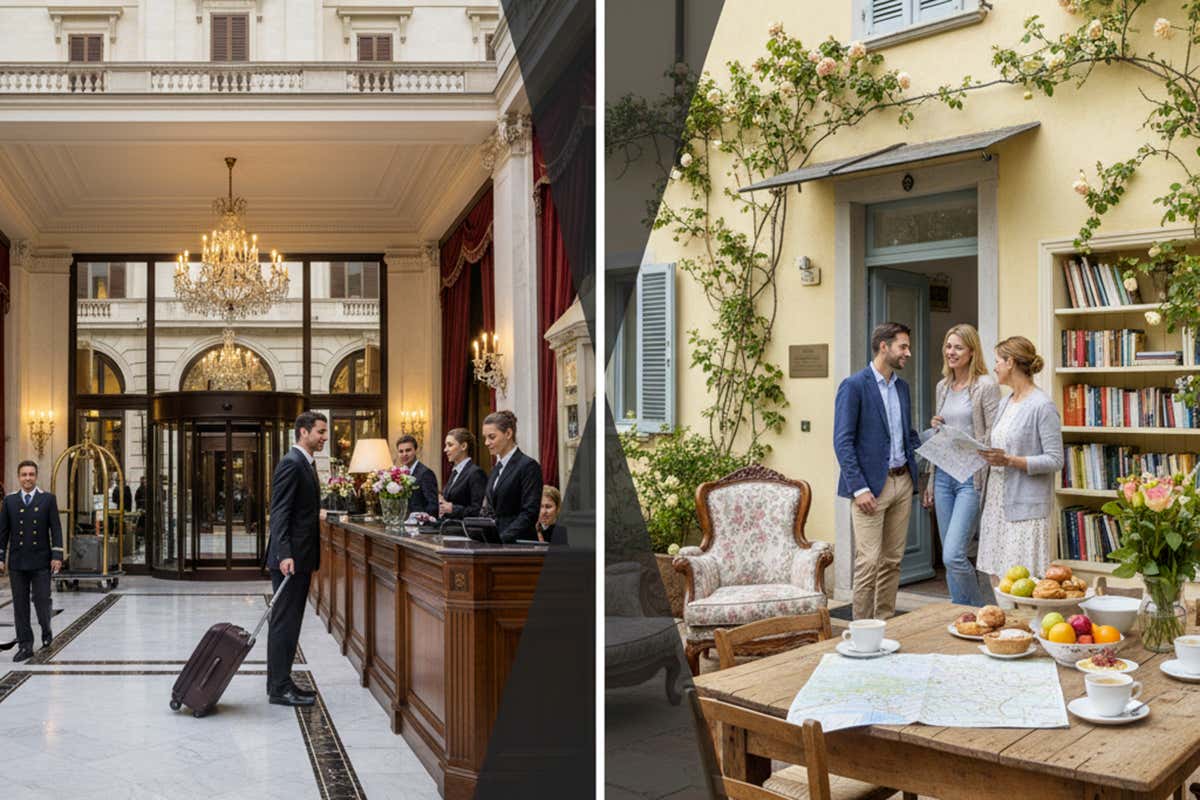 Italia che cambia: meno negozi e bar, più ristoranti e micro-alloggi